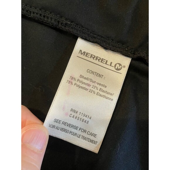 Merrell Opti Wick UPF 50+ Jacket Womens Size XS Black Full Zip - Picture 6 of 8